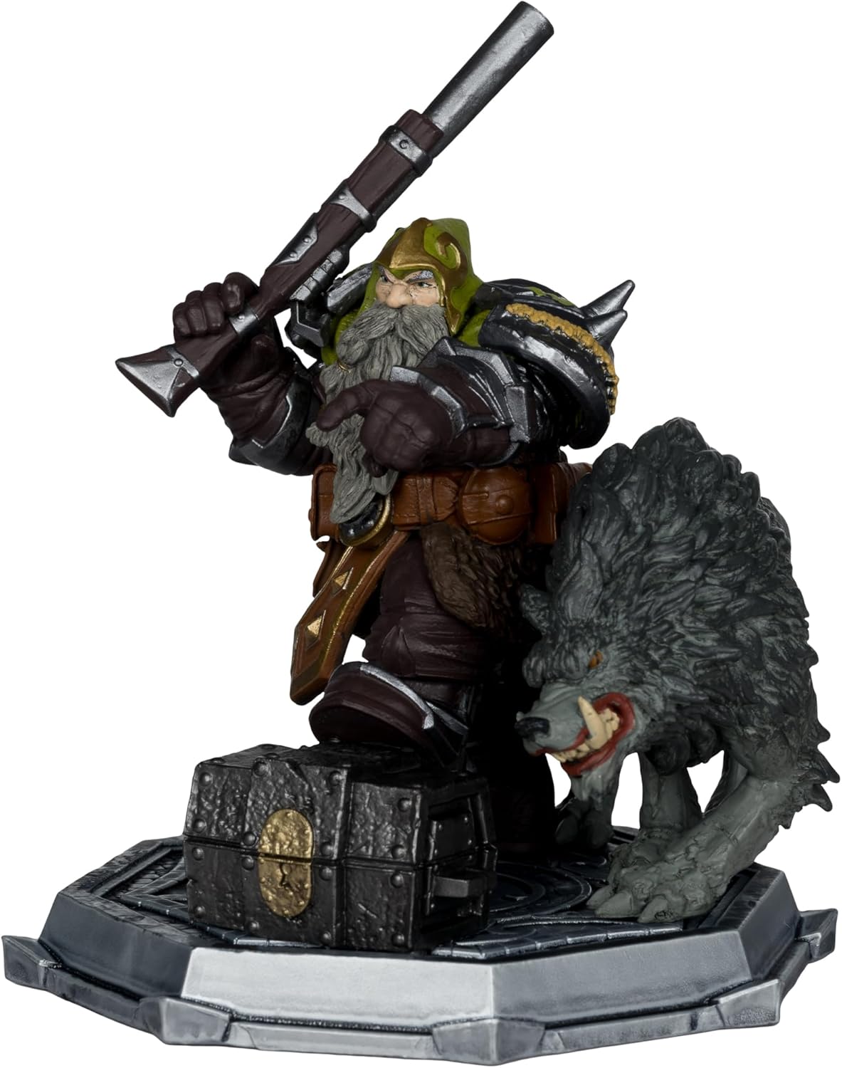 McFarlane Toys - World of Warcraft Dwarf Hunter: Beast Master & Marksman 1:12 Scale Posed Figure by LAB7 Malta, Europe