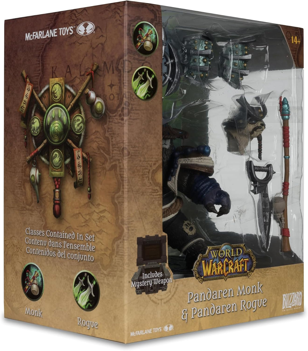 McFarlane Toys - World of Warcraft Pandaren: Monk & Rogue 1:12 Scale Posed Figure by LAB7 Malta, Europe
