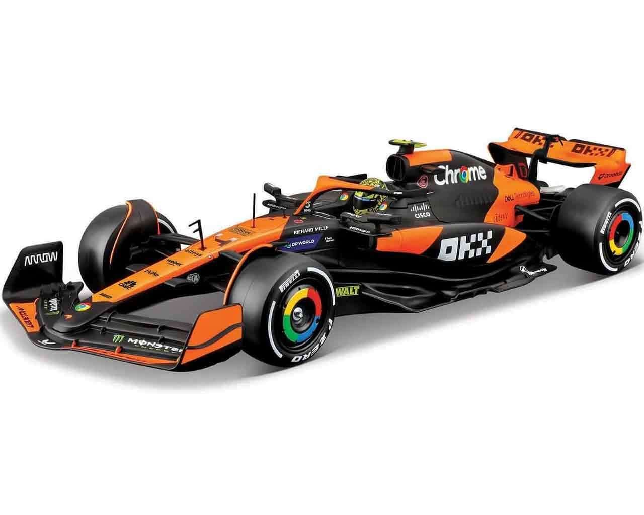McLaren MCL38 Lando Norris Model Kit 1/24 – Bburago F1 2024 4893993285044 by LAB7 Malta, Europe