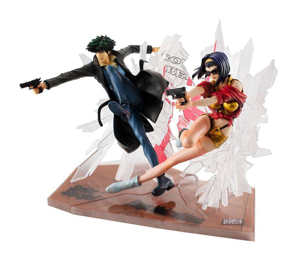 Megahouse Cowboy Bebop PVC Statues 1/8 Spike Spiegel & Faye Valentine 1st GIG 20 cm by LAB7 Malta, Europe