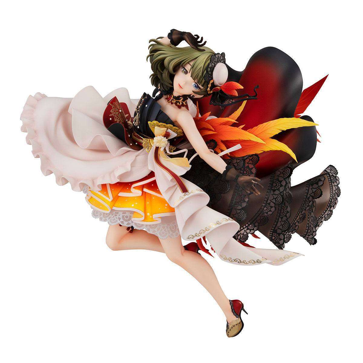 Megahouse Idolmaster Cinderella Girls Brilliant Stage PVC Statue Kaede Takagaki Eternal Feather Ver. 21 cm by LAB7 Malta, Eu