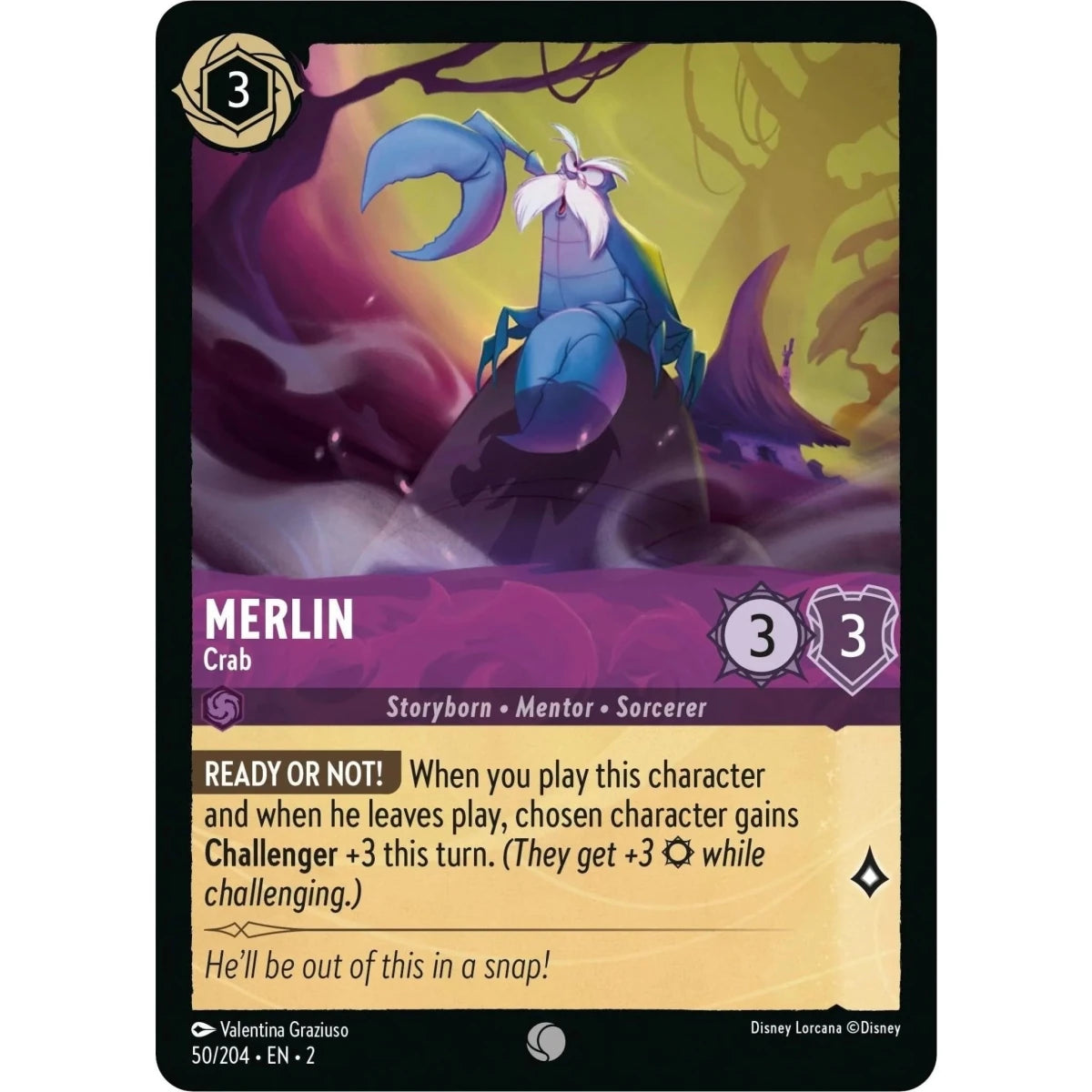 Merlin - Crab (50/204) (Rise of the Floodborn) in Malta | LAB7