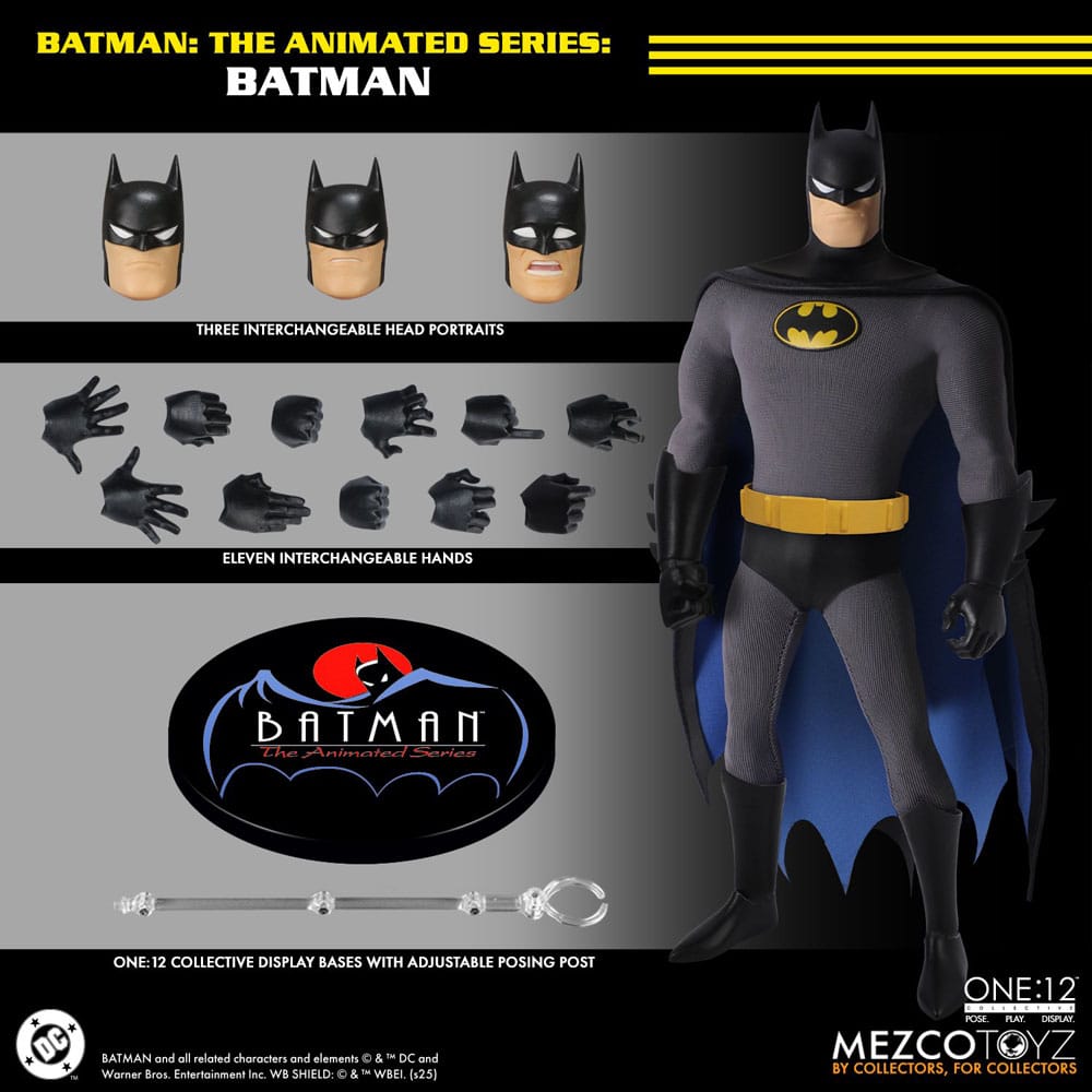 One:12 Collective Batman Animated Series Action Figure 17 cm by LAB7 Malta, Europe