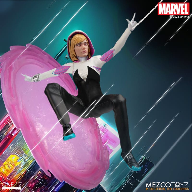 Mezco One:12 Collective Ghost-Spider Action Figure 16cm – Marvel Earth-65 in Malta | LAB7