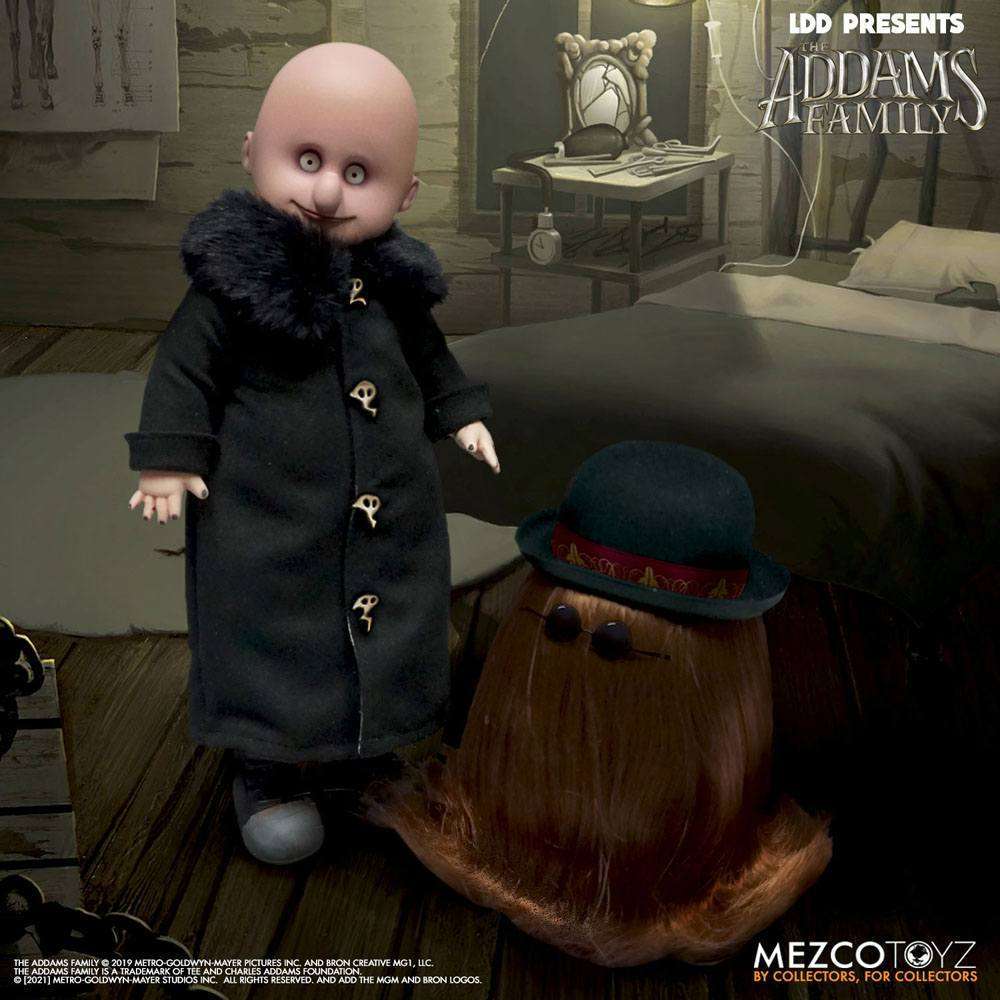 Mezco The Addams Family Living Dead Dolls Fester & It 13 - 25 cm by LAB7 Malta, Europe