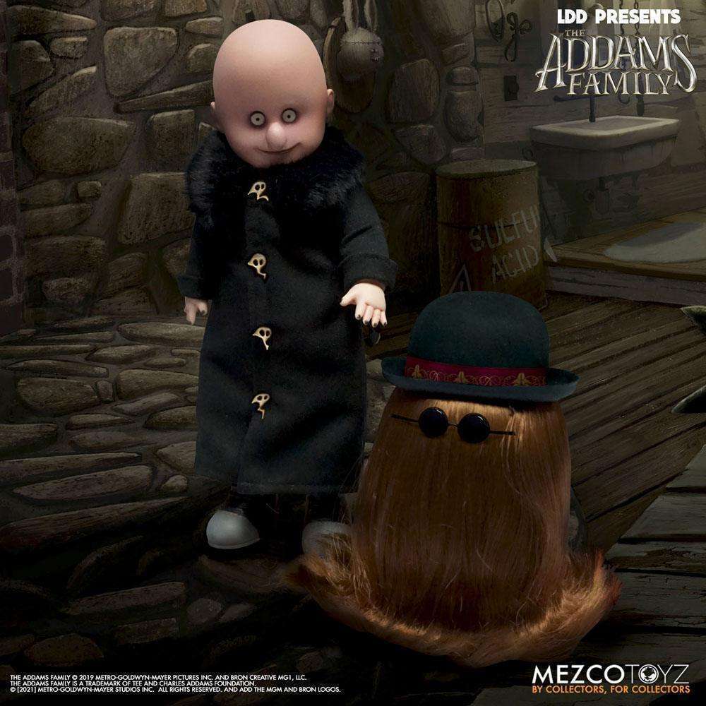 Mezco The Addams Family Living Dead Dolls Fester & It 13 - 25 cm by LAB7 Malta, Europe