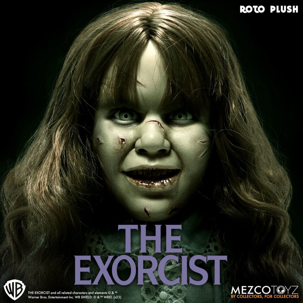 Mezco The Exorcist Regan MacNeil – MDS Roto Plush Doll 46cm in Malta | LAB7