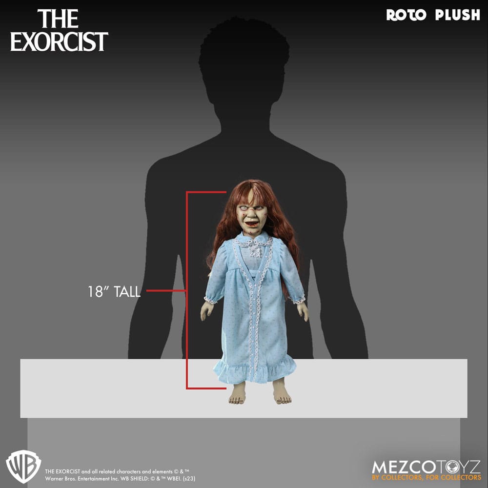 Mezco The Exorcist Regan MacNeil – MDS Roto Plush Doll 46cm in Malta | LAB7