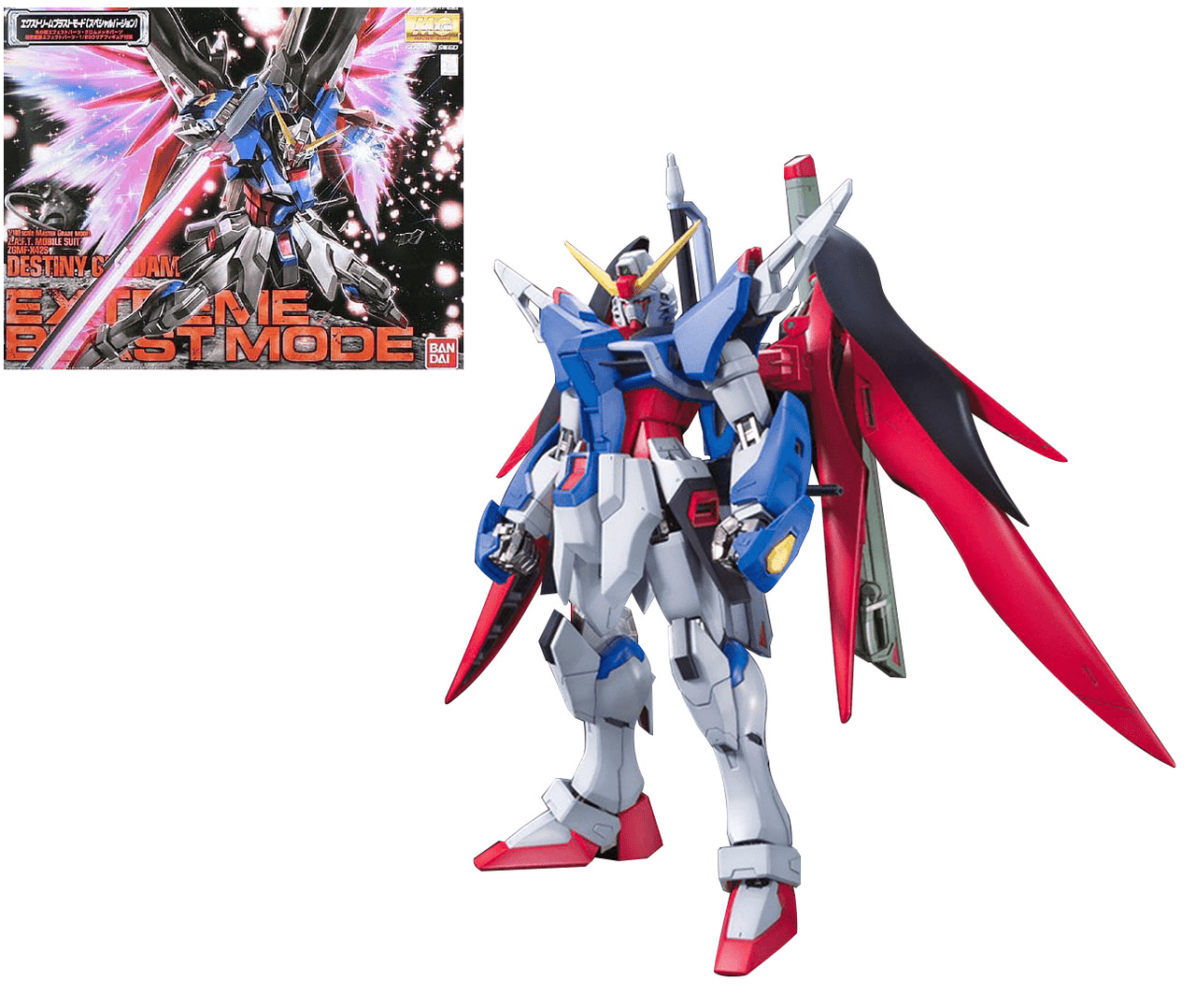 MG 1/100 Destiny Gundam Extreme Blast Mode Model Kit – Bandai 4573102630391 by LAB7 Malta, Europe