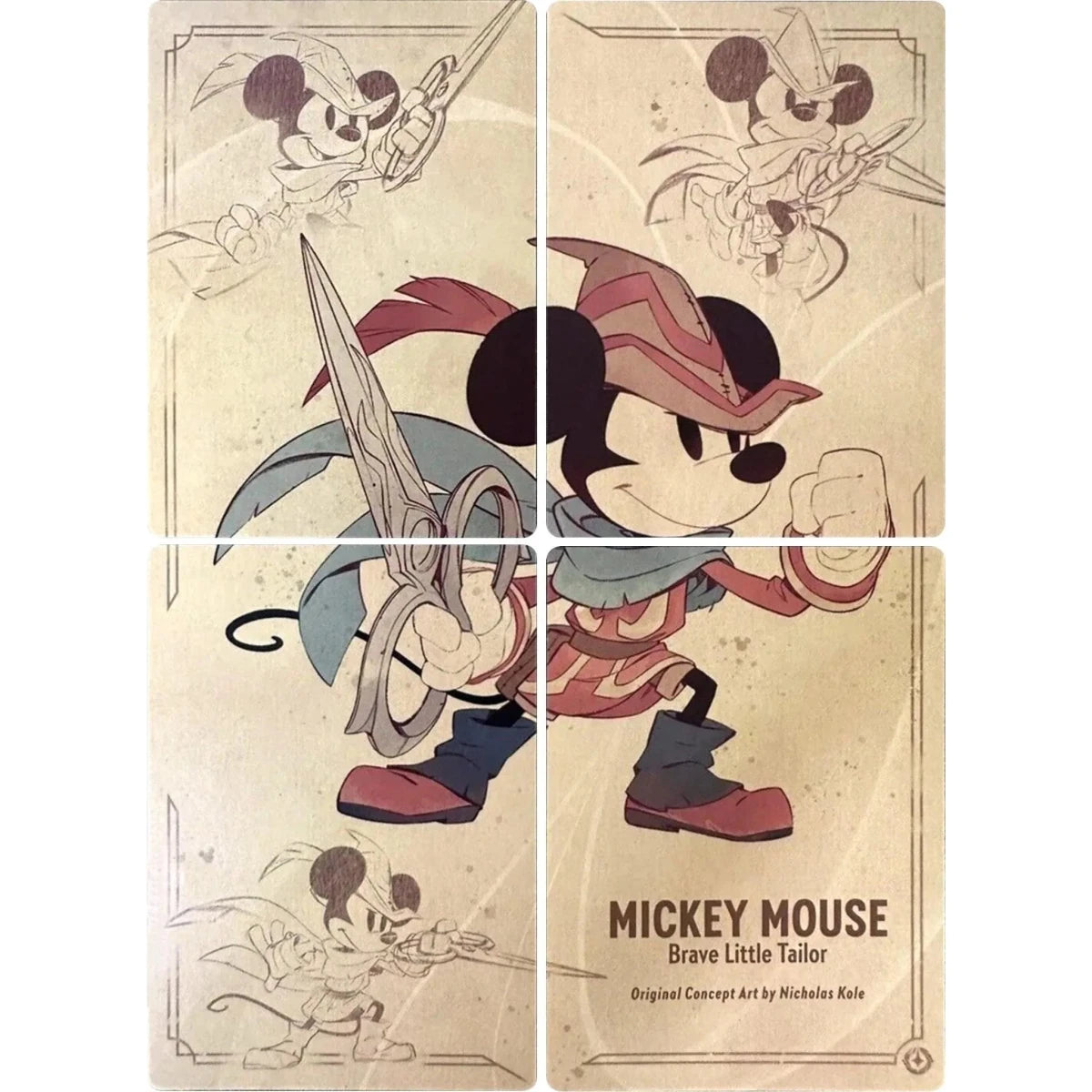 Mickey Mouse - Brave Little Tailor Puzzle Insert (Set of 4) (The First Chapter) in Malta | LAB7