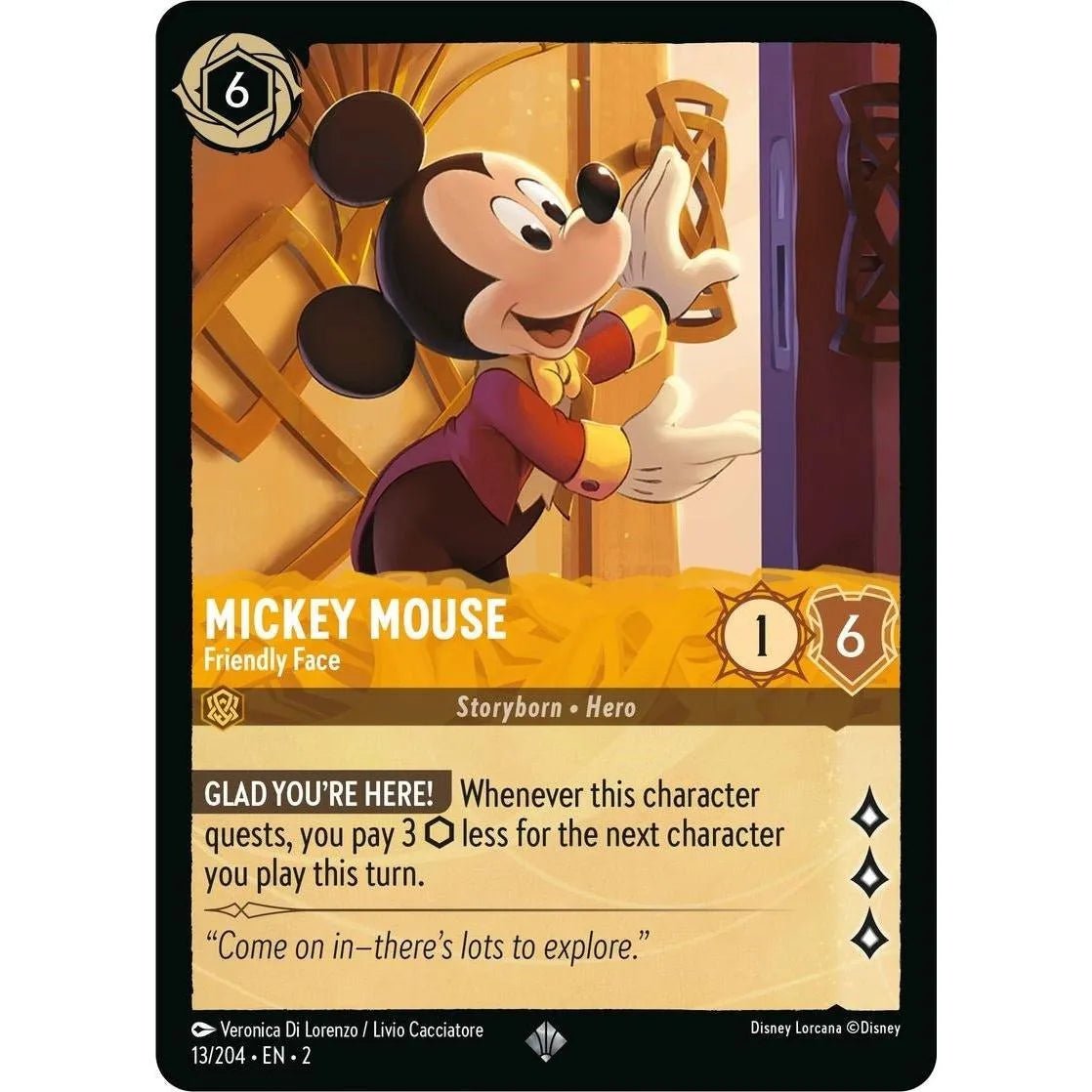 Mickey Mouse - Friendly Face (13/204) (Rise of the Floodborn) in Malta | LAB7