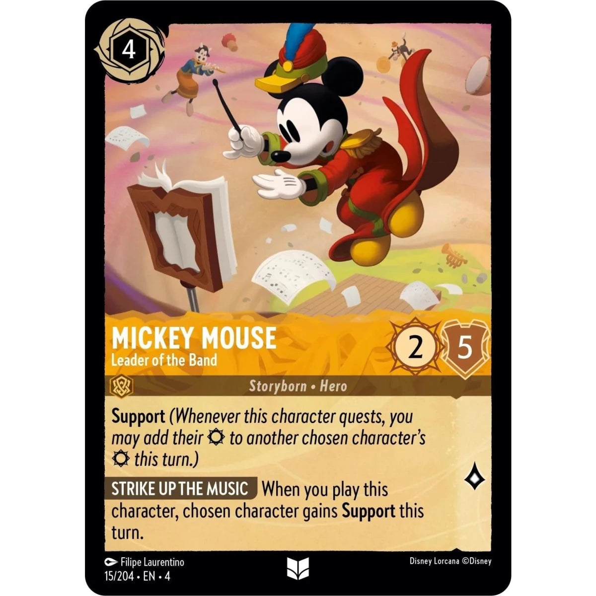 Mickey Mouse - Leader of the Band (15/204) (Ursula's Return) in Malta | LAB7