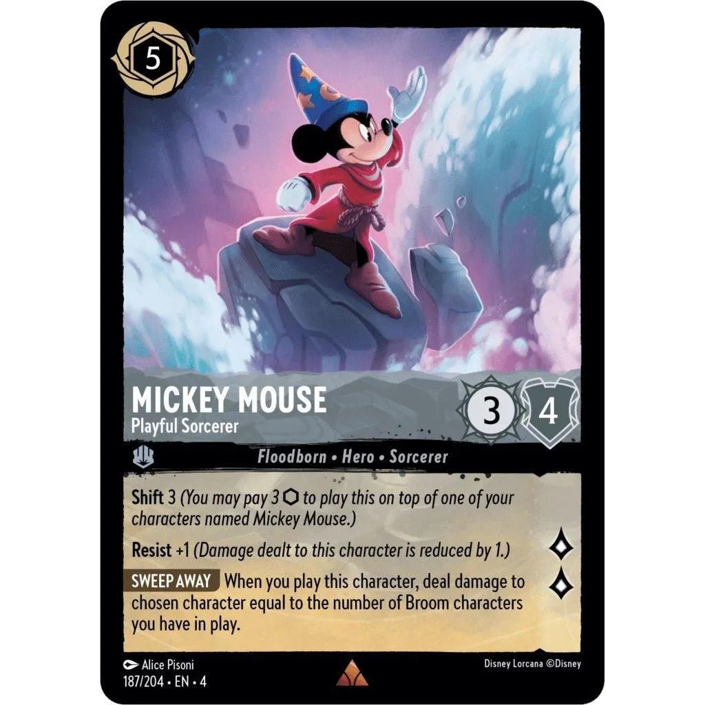 Mickey Mouse - Playful Sorcerer (187/204) (Ursula's Return) in Malta | LAB7