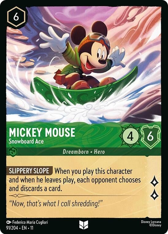 Mickey Mouse - Snowboard Ace (91/204) in Malta | LAB7