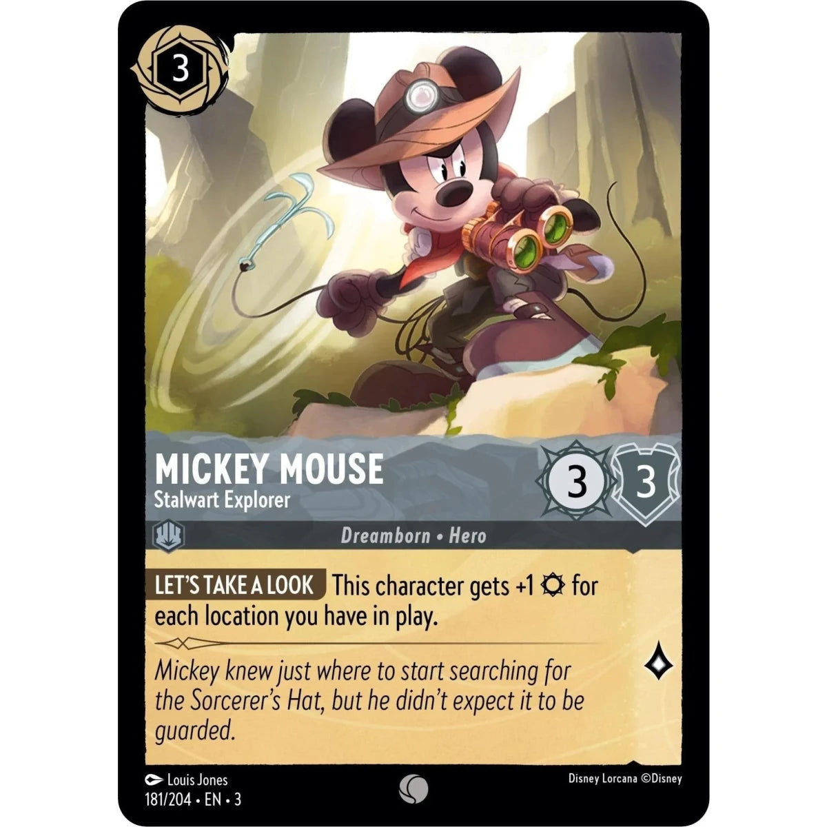 Mickey Mouse - Stalwart Explorer (181/204) (Into the Inklands) in Malta | LAB7