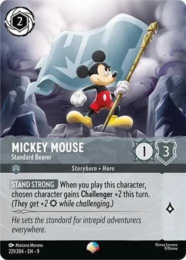 Mickey Mouse - Standard Bearer (Epic) (221/204) (Fabled) in Malta | LAB7