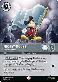 Mickey Mouse - Standard Bearer (Epic) (221/204) (Fabled) in Malta | LAB7