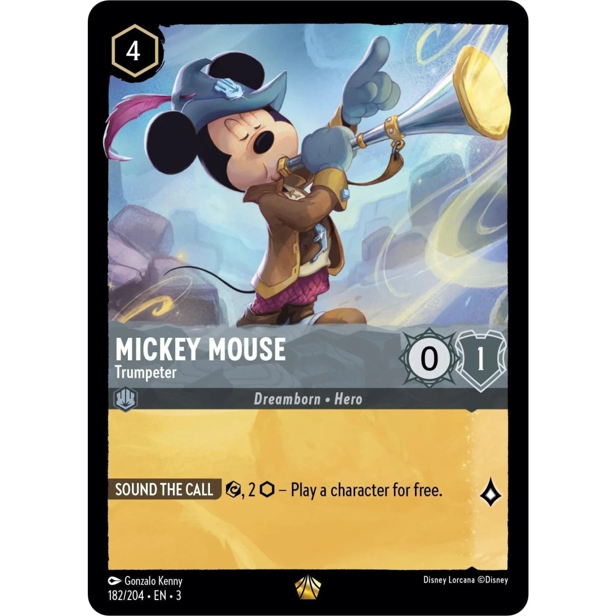 Mickey Mouse - Trumpeter (182/204) (Into the Inklands) in Malta | LAB7