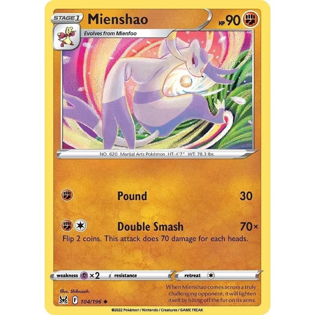 Mienshao (104/196) (SWSH11: Lost Origin) in Malta | LAB7