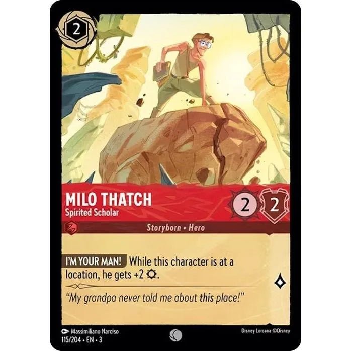Milo Thatch - Spirited Scholar (115/204) (Into the Inklands) in Malta | LAB7
