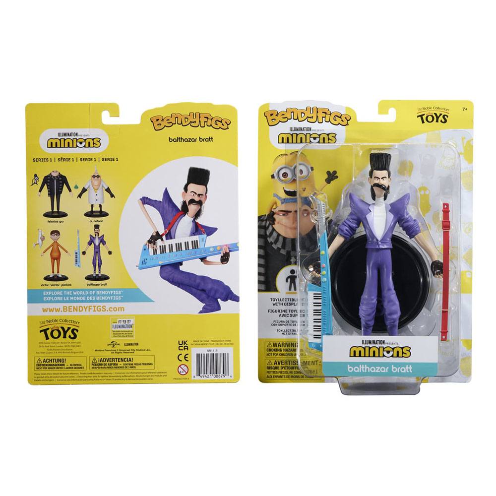 Noble Collection - Minions Bendyfigs Bendable Figure Balthazar Bratt 19 cm