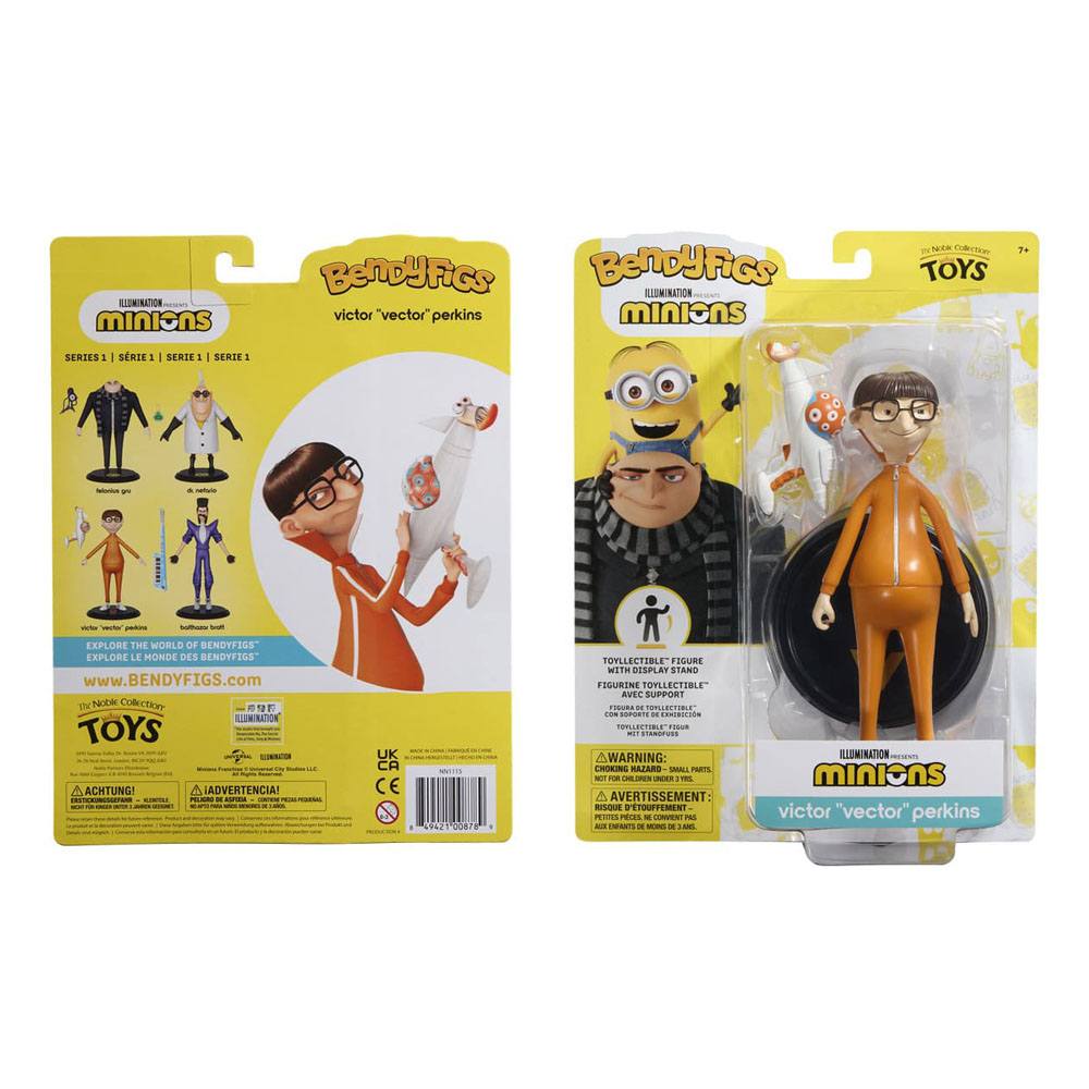 Noble Collection Minions Bendyfigs Bendable Figure Vector 16 cm by LAB7 Malta, Europe
