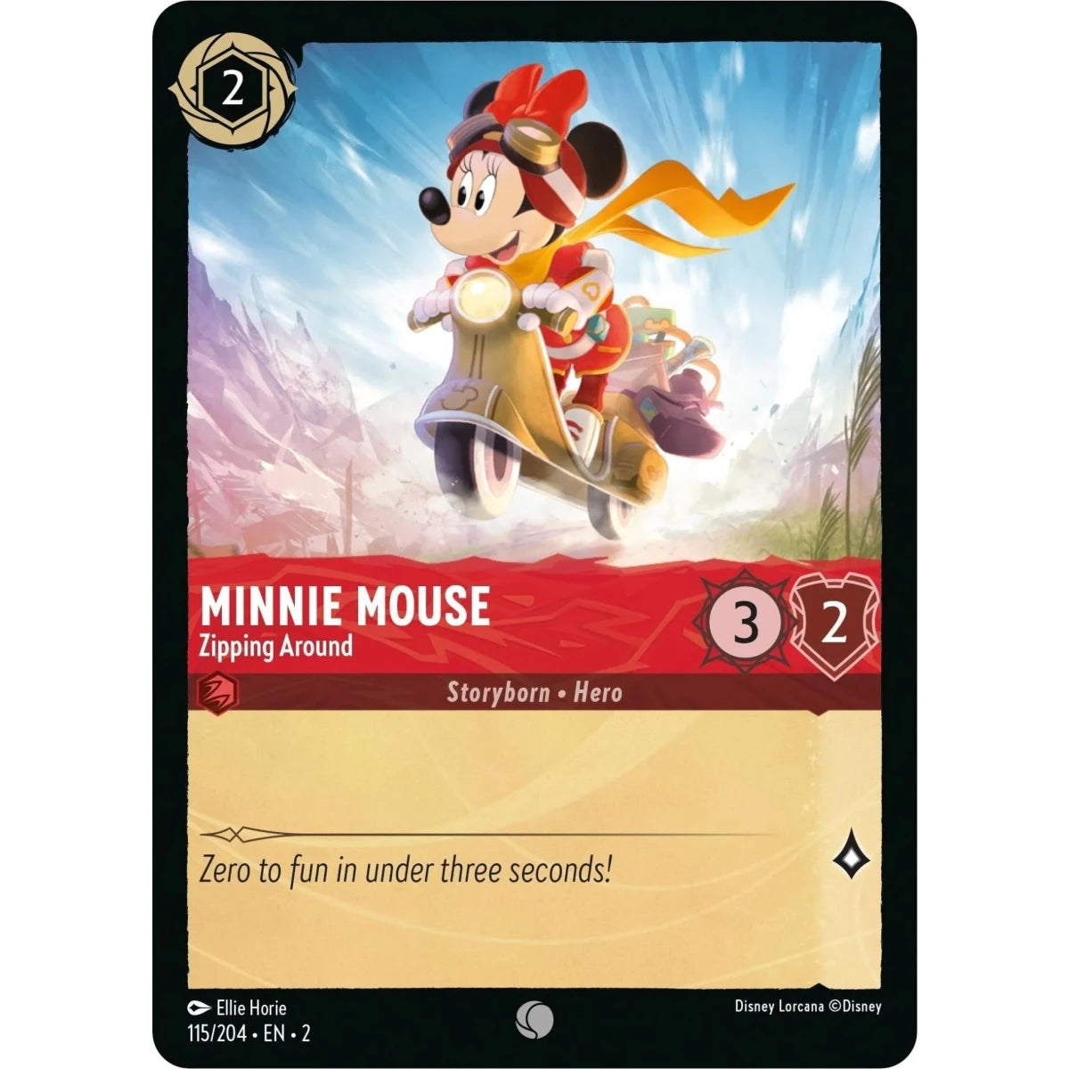 Minnie Mouse - Zipping Around (115/204) (Rise of the Floodborn) in Malta | LAB7