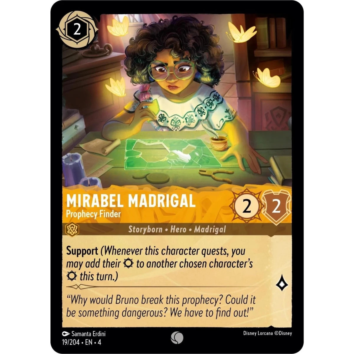 Mirabel Madrigal - Prophecy Finder (19/204) (Ursula's Return) in Malta | LAB7