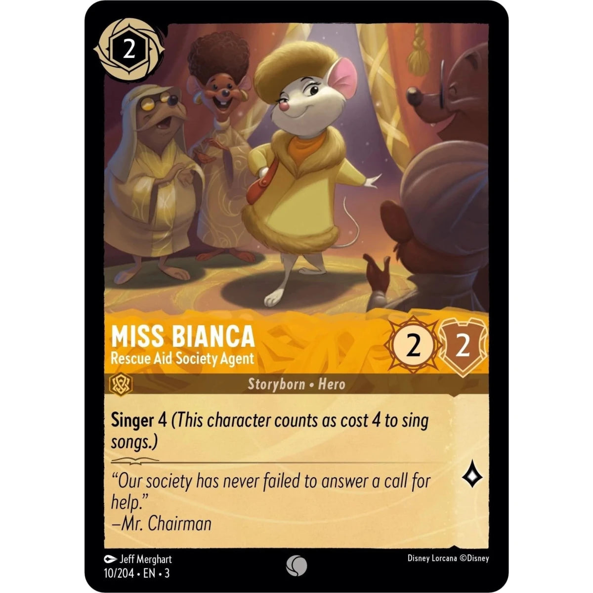 Miss Bianca - Rescue Aid Society Agent (10/204) (Into the Inklands) in Malta | LAB7