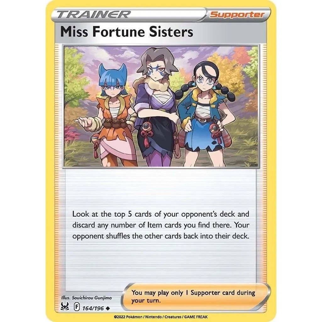 Miss Fortune Sisters (164/196) (SWSH11: Lost Origin) in Malta | LAB7