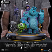 Monsters, Inc. Deluxe Art Scale Statue 1/10 James P. Sullivan, Mike Wazowski 30 cm by LAB7 Malta, Europe
