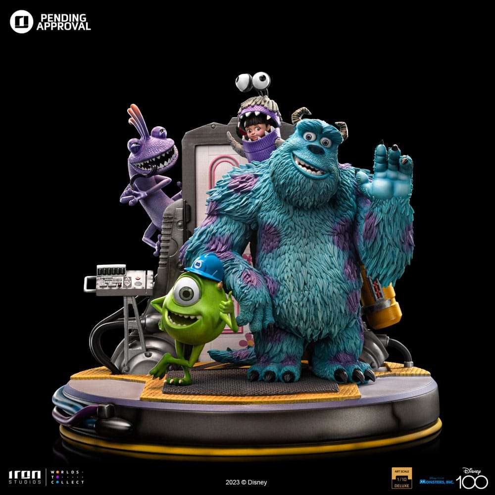 Monsters, Inc. Deluxe Art Scale Statue 1/10 James P. Sullivan, Mike Wazowski 30 cm by LAB7 Malta, Europe