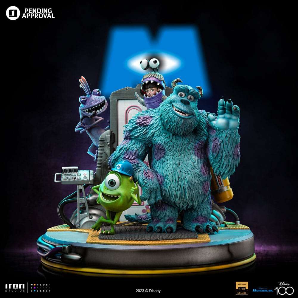 Monsters, Inc. Deluxe Art Scale Statue 1/10 James P. Sullivan, Mike Wazowski 30 cm by LAB7 Malta, Europe