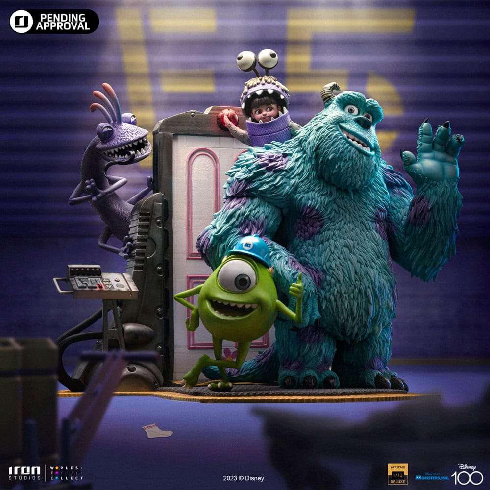 Monsters, Inc. Deluxe Art Scale Statue 1/10 James P. Sullivan, Mike Wazowski 30 cm by LAB7 Malta, Europe