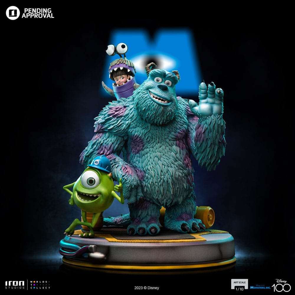 Iron Studios - Monsters, Inc. Scale Statue 1/10 James P. Sullivan, Mike Wazowski 29 cm