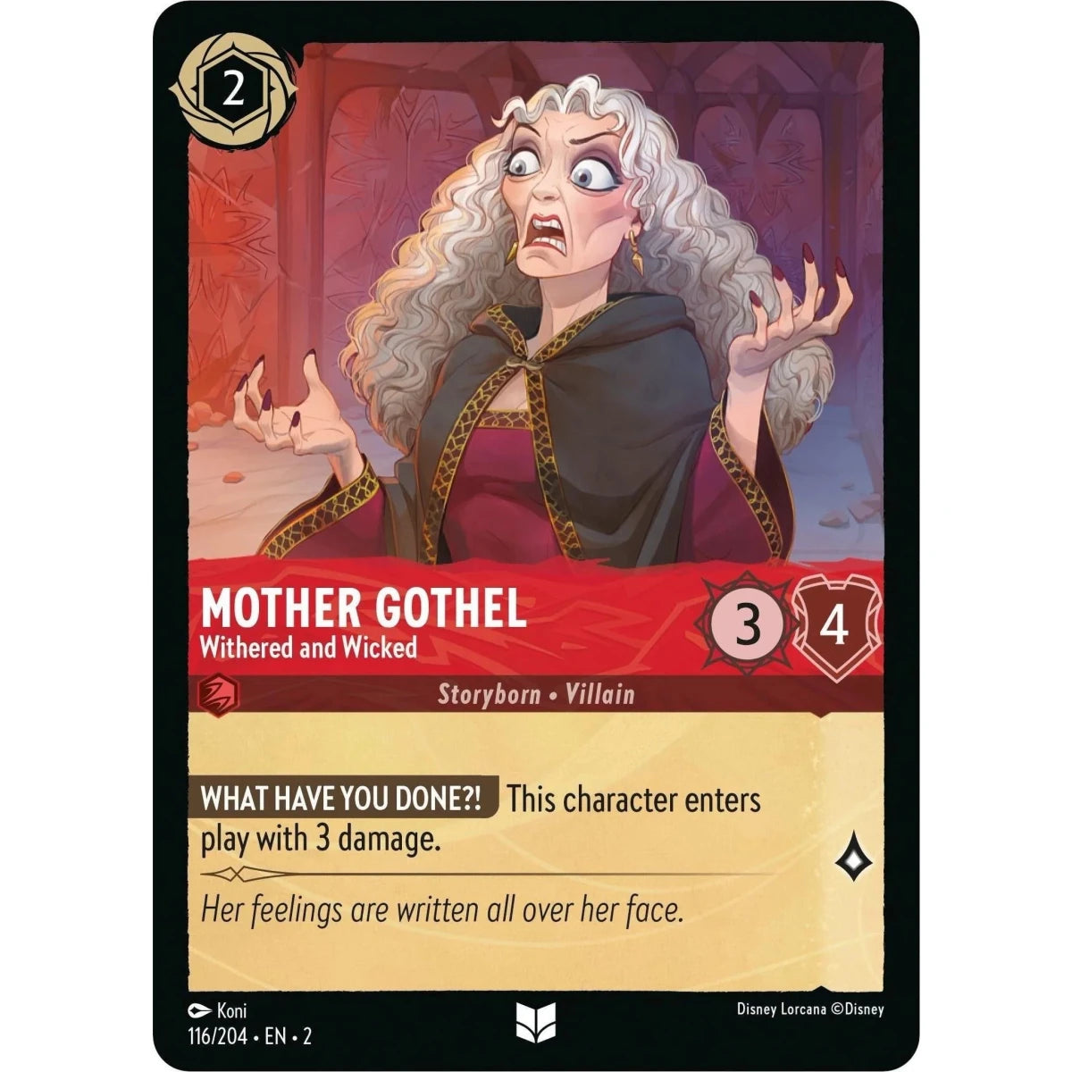 Mother Gothel - Withered and Wicked (116/204) (Rise of the Floodborn) in Malta | LAB7