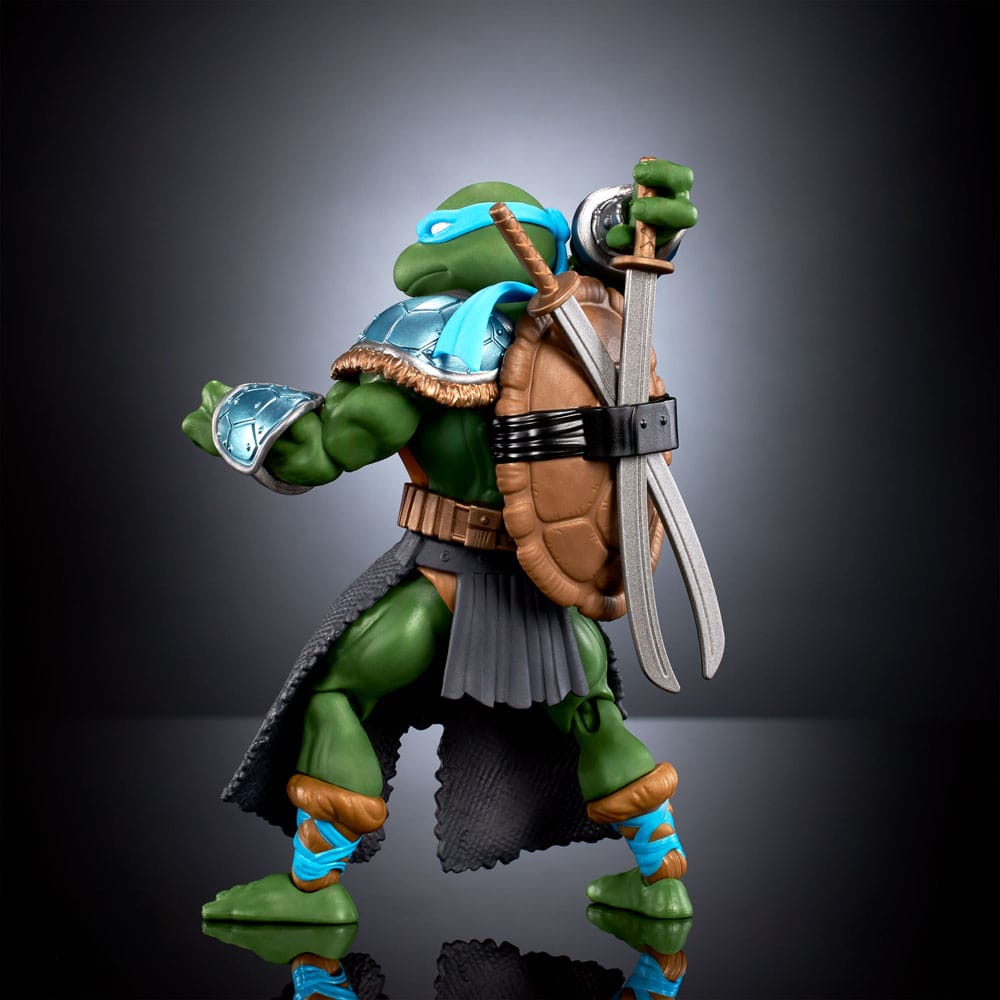 MOTU x TMNT Turtles of Grayskull Action Figure - Stealth Armor Leonardo 14 cm by LAB7 Malta, Europe