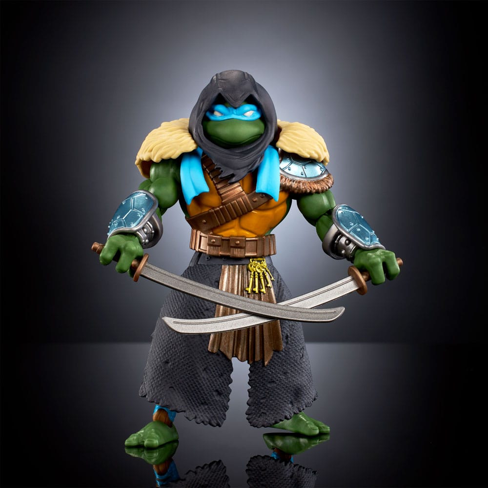 MOTU x TMNT Turtles of Grayskull Action Figure - Stealth Armor Leonardo 14 cm by LAB7 Malta, Europe