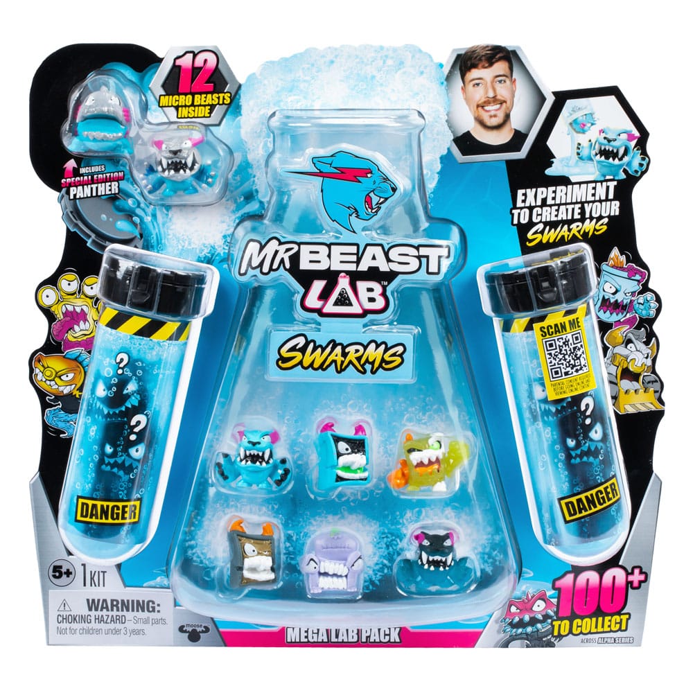 Mr. Beast Lab Swarms Mini Figures 12 - pack 3 cm by LAB7 Malta, Europe