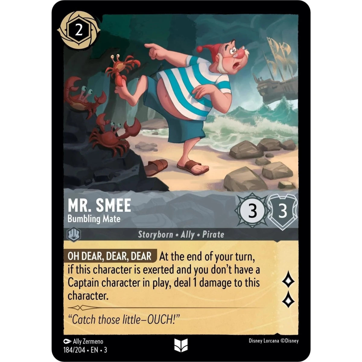Mr. Smee - Bumbling Mate (184/204) (Into the Inklands) in Malta | LAB7