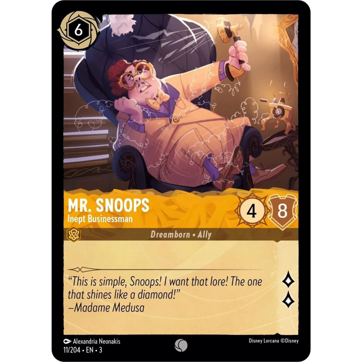 Mr. Snoops - Inept Businessman (11/204) (Into the Inklands) in Malta | LAB7