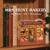 Mrs. Hunt Bakery Miniature House DIY Book Nook With LED in Malta | LAB7
