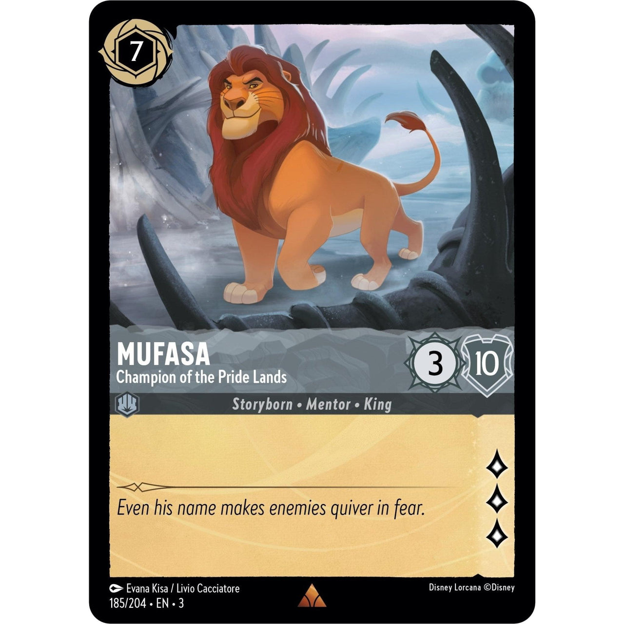 Mufasa - Champion of the Pride Lands (185/204) (Into the Inklands) in Malta | LAB7