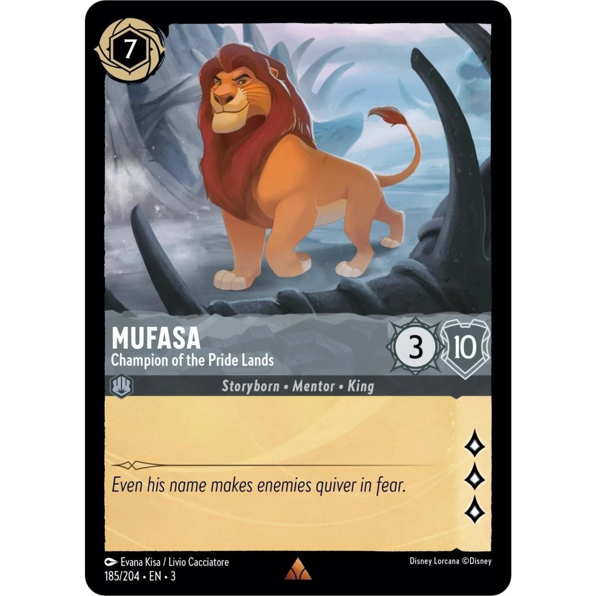 Mufasa - Champion of the Pride Lands (185/204) (Into the Inklands) in Malta | LAB7