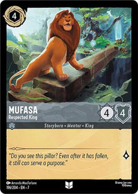 Mufasa - Respected King (196/204) (Archazia's Island) in Malta | LAB7