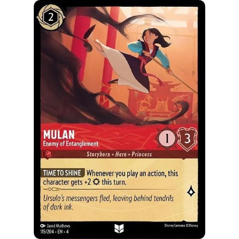 Mulan - Enemy of Entanglement (115/204) (Ursula's Return) in Malta | LAB7