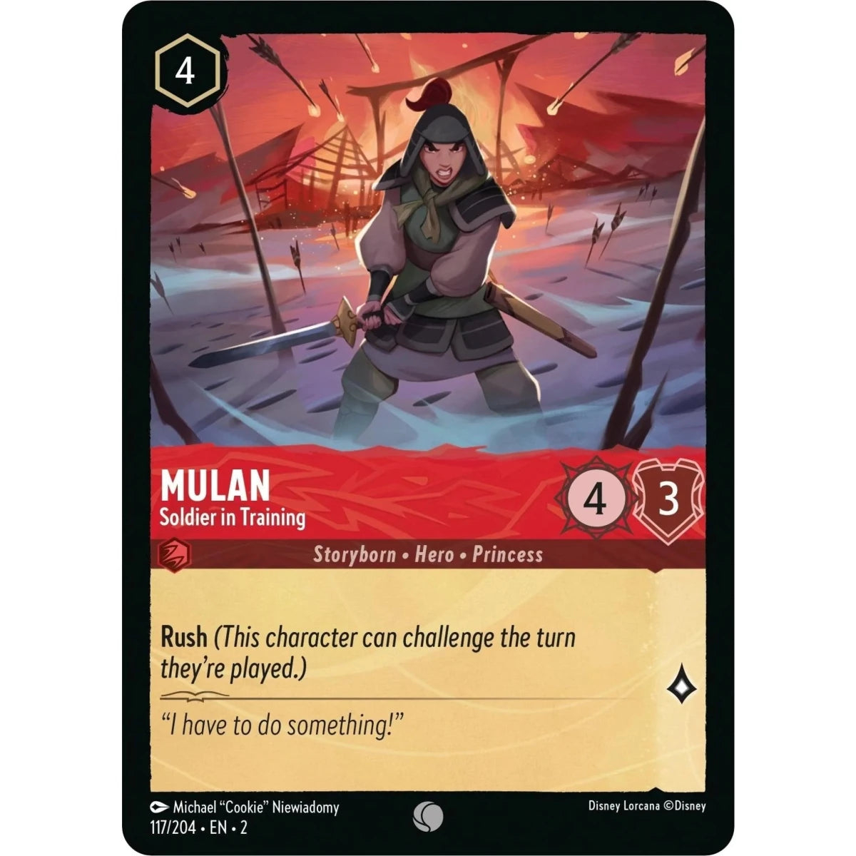 Mulan - Soldier in Training (117/204) (Rise of the Floodborn) in Malta | LAB7