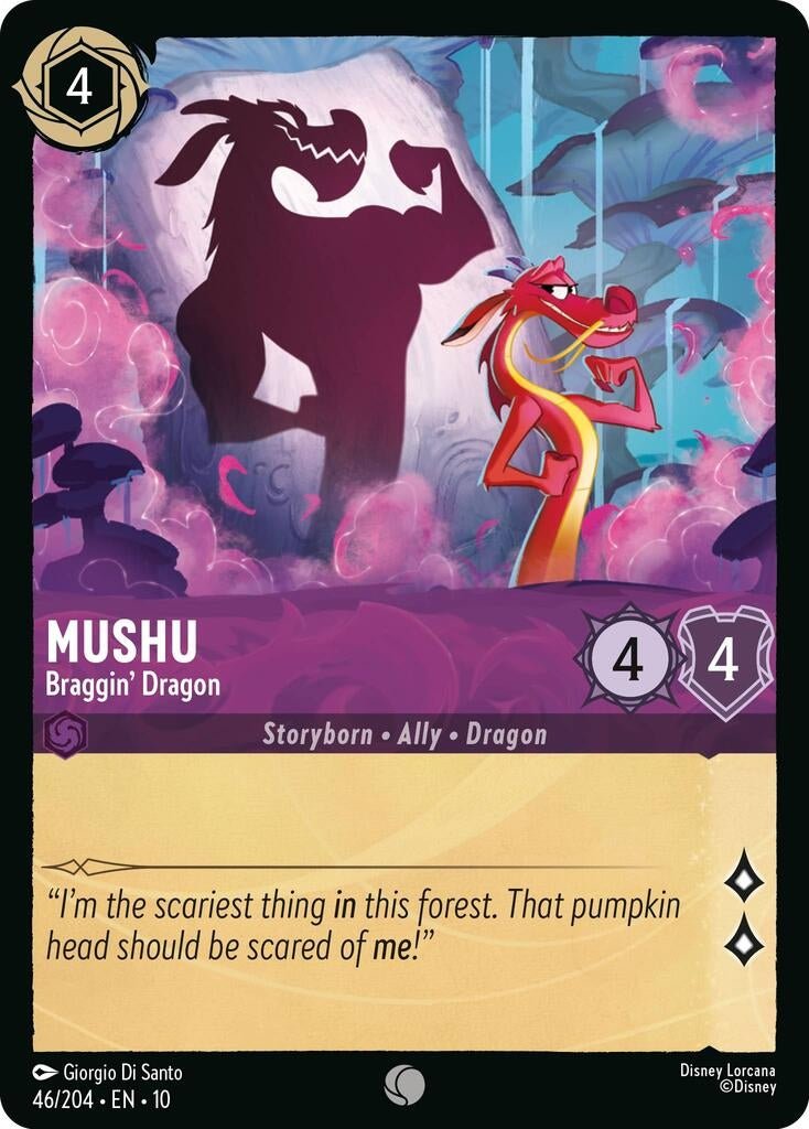Mushu - Braggin' Dragon (46/204) (Whispers in the Well) in Malta | LAB7