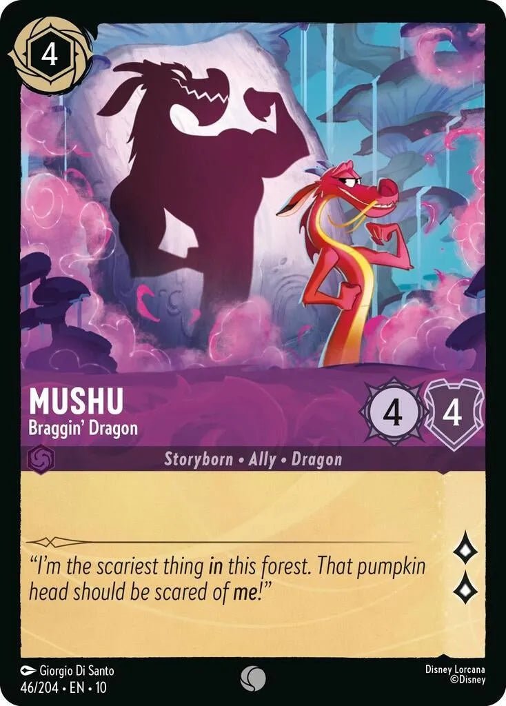 Mushu - Braggin' Dragon (46/204) (Whispers in the Well) in Malta | LAB7