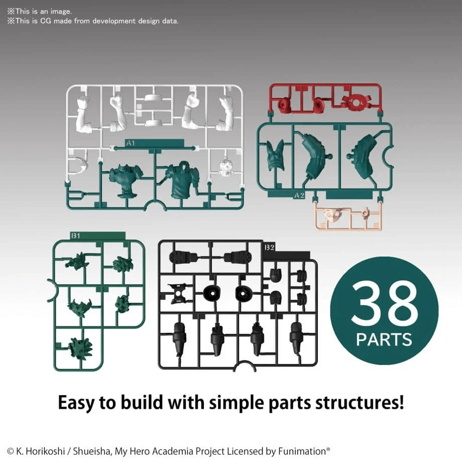 MY HERO ACADEMIA - EG Izuku Midoriya - Model Kit 14cm by LAB7 Malta, Europe